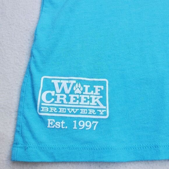 Wolf Creek Brewery v-neck short sleeve shirt - Picture 9 of 9